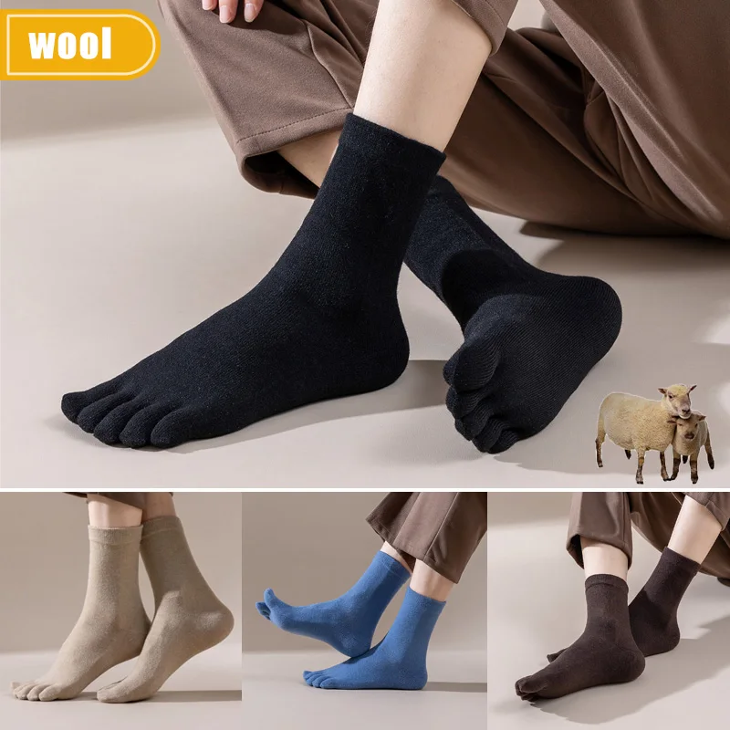 Mans Wool Five Finger Socks Sh - Thermal Sock Winter review and price