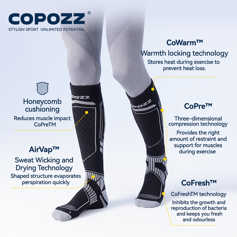 COPOZZ New Winter Ski Socks Me - Thermal Sock Winter review and price