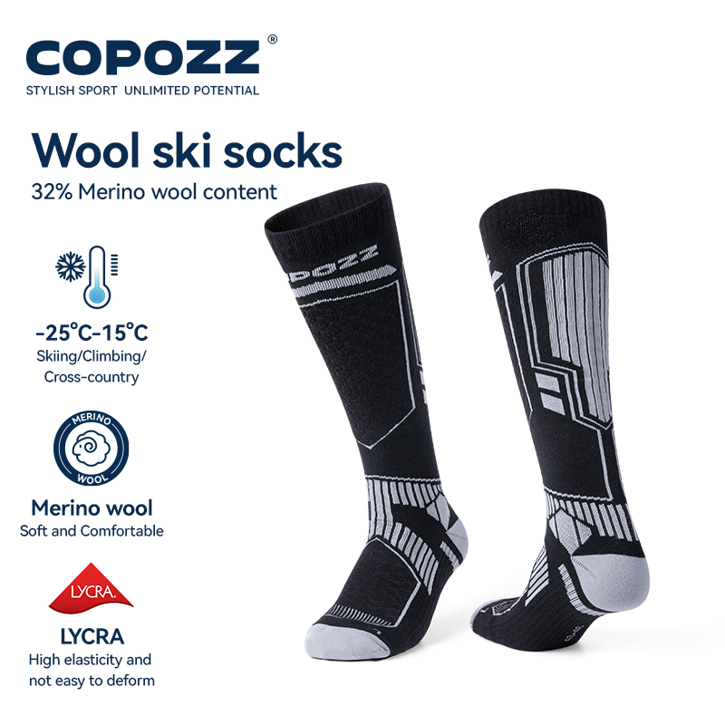 COPOZZ Merino Wool Winter Ski  - Thermal Sock Winter review and price