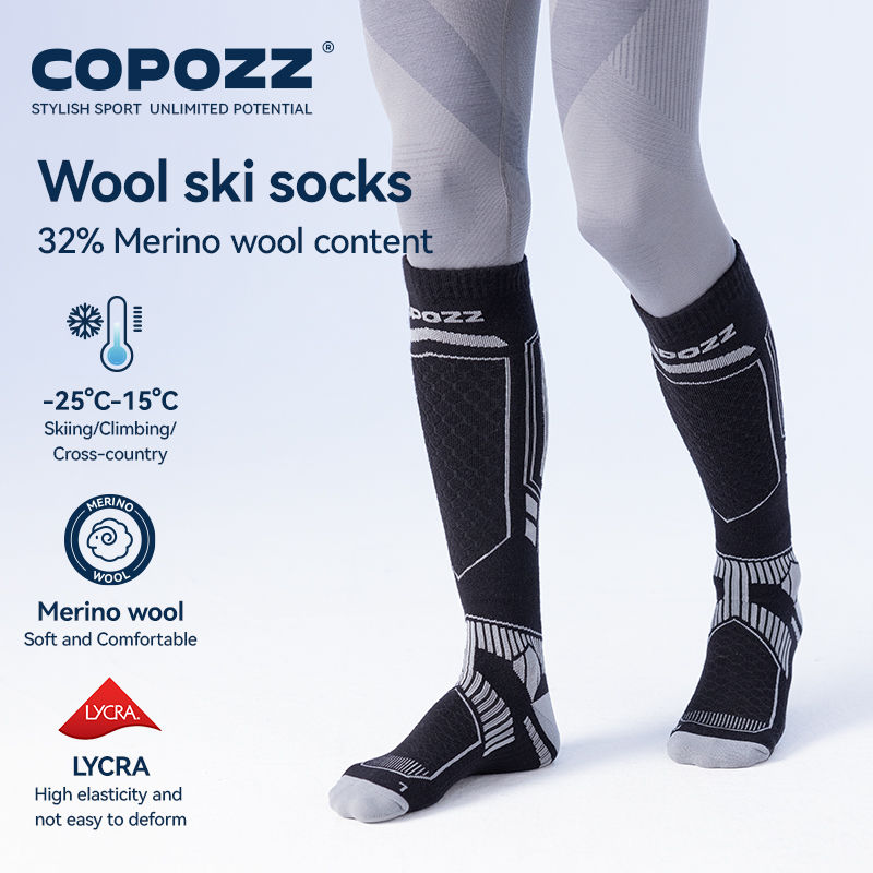 COPOZZ Merino Wool Winter Ski  - Thermal Sock Winter review and price